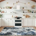 thumbnail image 2 of Modern Abstract Area Rug, Low Pile Washable Throw Rug, Neutral Moody Vintage, Foldable & Stain Resistant, Non Slip Backing, for Living Room, Bedroom, 2 of 7