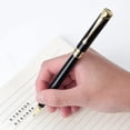 thumbnail image 7 of Jiibva Luxury Ballpoint Pen, 1.0mm Business Metal Ball Point Pen with 2 Refills Black Ink Pen Smooth Writing Rollerball Pen Fancy Ballpoint Pen Gift for Men Women Signature Executive, 7 of 7