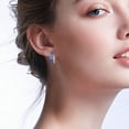 thumbnail image 1 of Fiudx Pendientes de Mujer Estilo Semicírculo En Forma de C de Occidente Fashion, 1 of 3