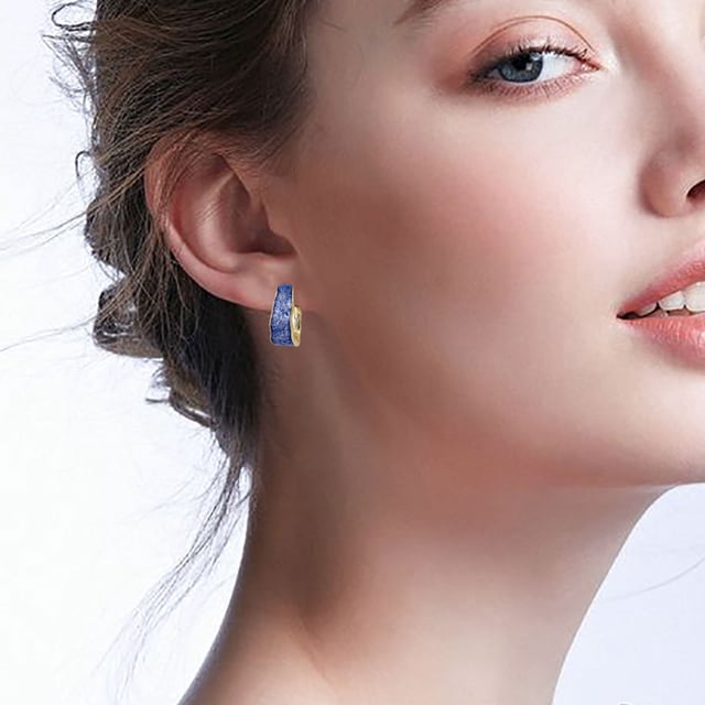 Fiudx Pendientes de Mujer Estilo Semicírculo En Forma de C de Occidente Fashion