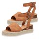 thumbnail image 3 of 1 Pair of Flange Sandals Straw Braided Sandals Women Summer Shoes Footwear Supplies Brown Size 41 EU40 US8.5 UK6, 3 of 3