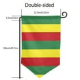 thumbnail image 3 of Ethiopian Flag Double Sided Garden Flag for Indoor Outdoor Decorations 12.5 * 18 Inches Sharp Corner, 3 of 7