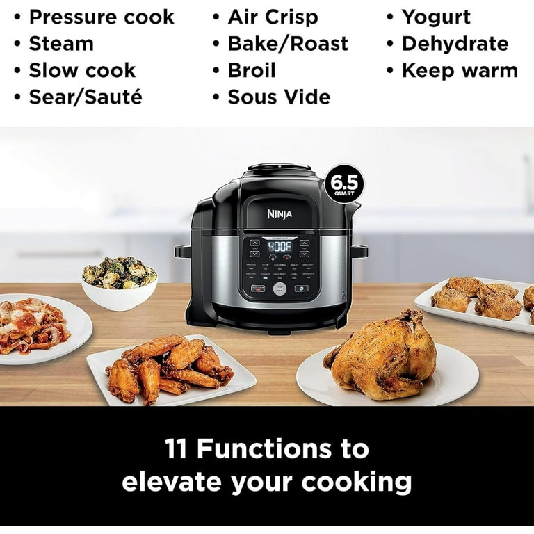 Ninja Foodi® 11-in-1 6.5-qt Pro Pressure Cooker + Air Fryer with