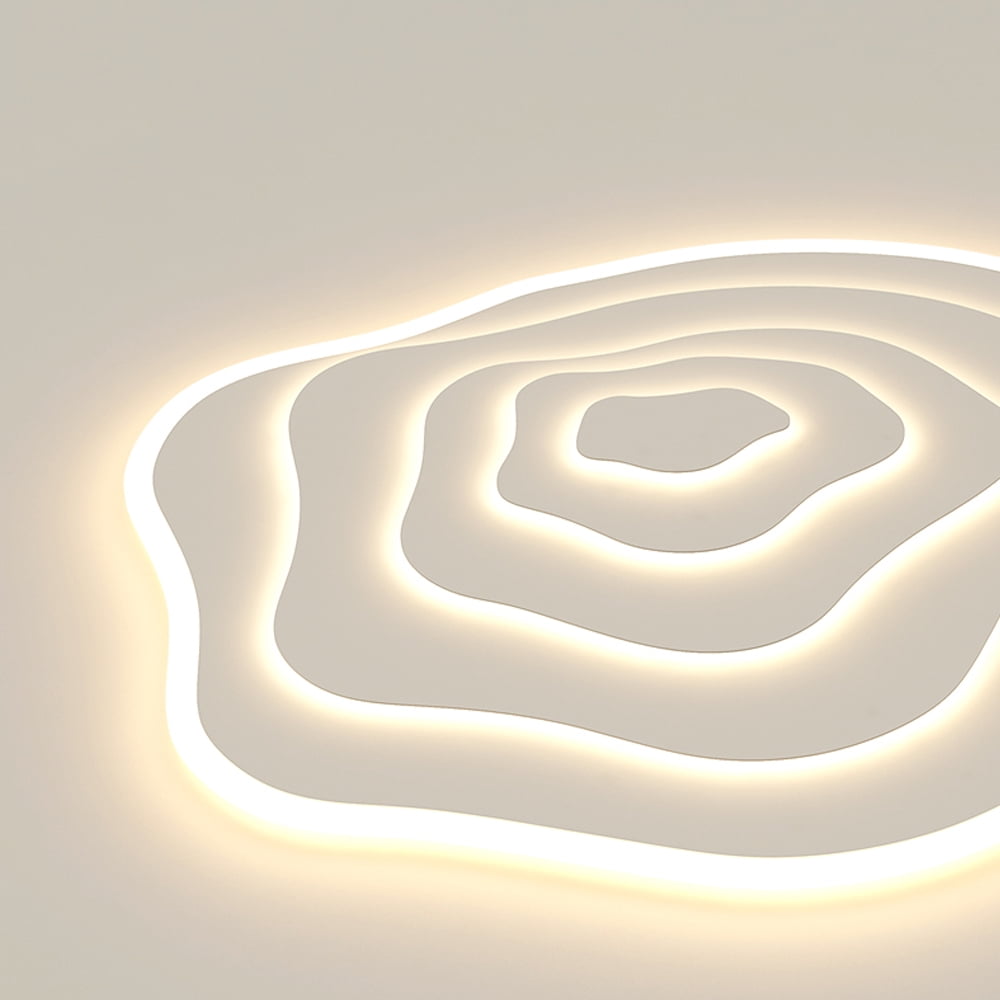 Arturesthome Nordic Minimalist Flower Acrylic Ceiling Light For Bedroom