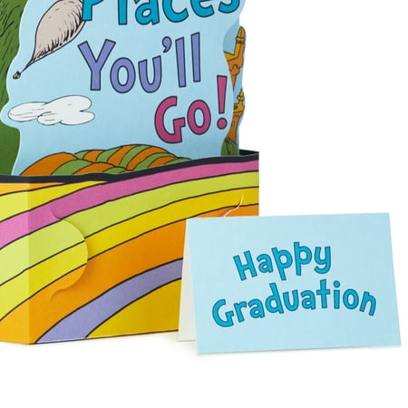 Hallmark Paper Wonder Displayable Pop Up Graduation Card (Dr. Seuss, Oh the Places You'll Go)