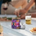 thumbnail image 5 of Yayeee Ashtray with Lid for Cigarette Smokeless Stainless Steel Home Ash Holder, Large Purple Flowers, 5 of 7