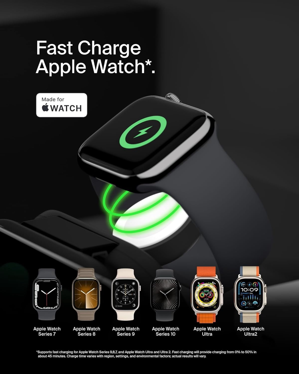 Belkin MagSafe Charger Compatible 3-in-1 Magnetic Charging Travel Pad 15W-BoostCharge Pro Foldable Qi2-Certified Wireless Charger, MagSafe-Compatible Charger for iPhone, Apple Watch, AirPods
