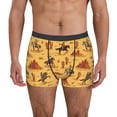 thumbnail image 1 of Balery Brave Cowboys Calzoncillos bóxer para hombre, ropa interior de algodón suave y transpirable con cinturilla de nailon-Large, 1 of 5