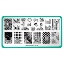 Maniology Spring Occasions Petal Pusher (M118) Stainless Steel Nail Stamping Plate