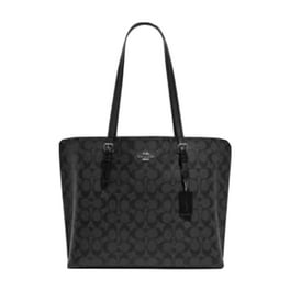 Designer Coach Womens 5696 City Tote Signature Canvas Handbags Brown Black Female Walmart