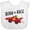 AA-White, variant on Inktastic Born to Race Red Race Car Boys or Girls Baby Bib