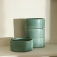 thumbnail image 2 of Stone Lain Bao 4-Piece Bowl Set Stoneware, Green, 2 of 6