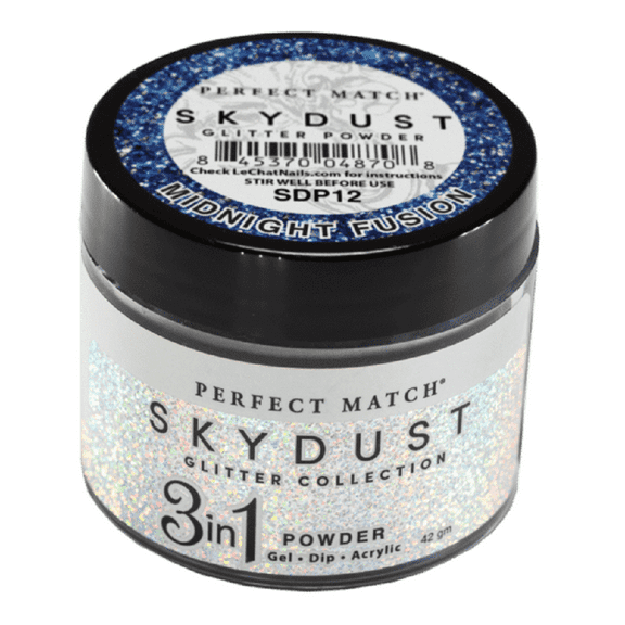 LeChat Perfect Match Sky Dust Glitter 3 in 1 Powder SDP12 Midnight Fusion 42g