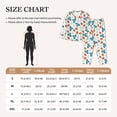thumbnail image 3 of KLL Floral Strawberr Print Women's Long Sleeve Pajamas with Pants Sleepwear Loungewear 2 Set-X-Large, 3 of 7