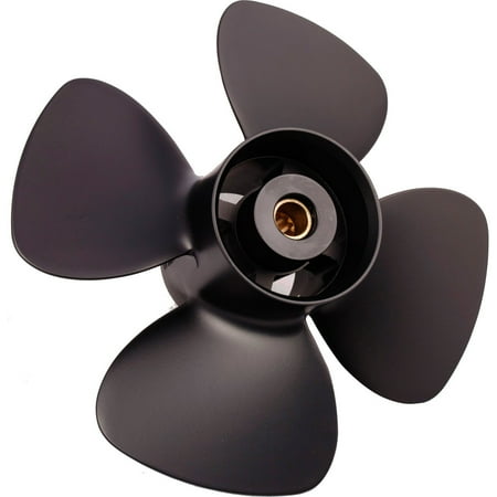 UPC: 0824375027857 | Solas 5113-100-05 Amita 4 High-Thrust Aluminum 4-Blade Boat Propeller – RH  10 In. Diameter x 5 In. Pitch x 14-Spline