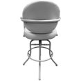 thumbnail image 2 of Tobias Designs 26" Vinyl Swivel Tilt Counter Stool in White, 2 of 2
