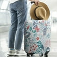 thumbnail image 2 of Pioneer Flower Floral Print Pattern Luggage Cover Fashion Suitcase Cover Baggage Covers Fit 25-28 Inch Luggage (Go Travel), 2 of 5