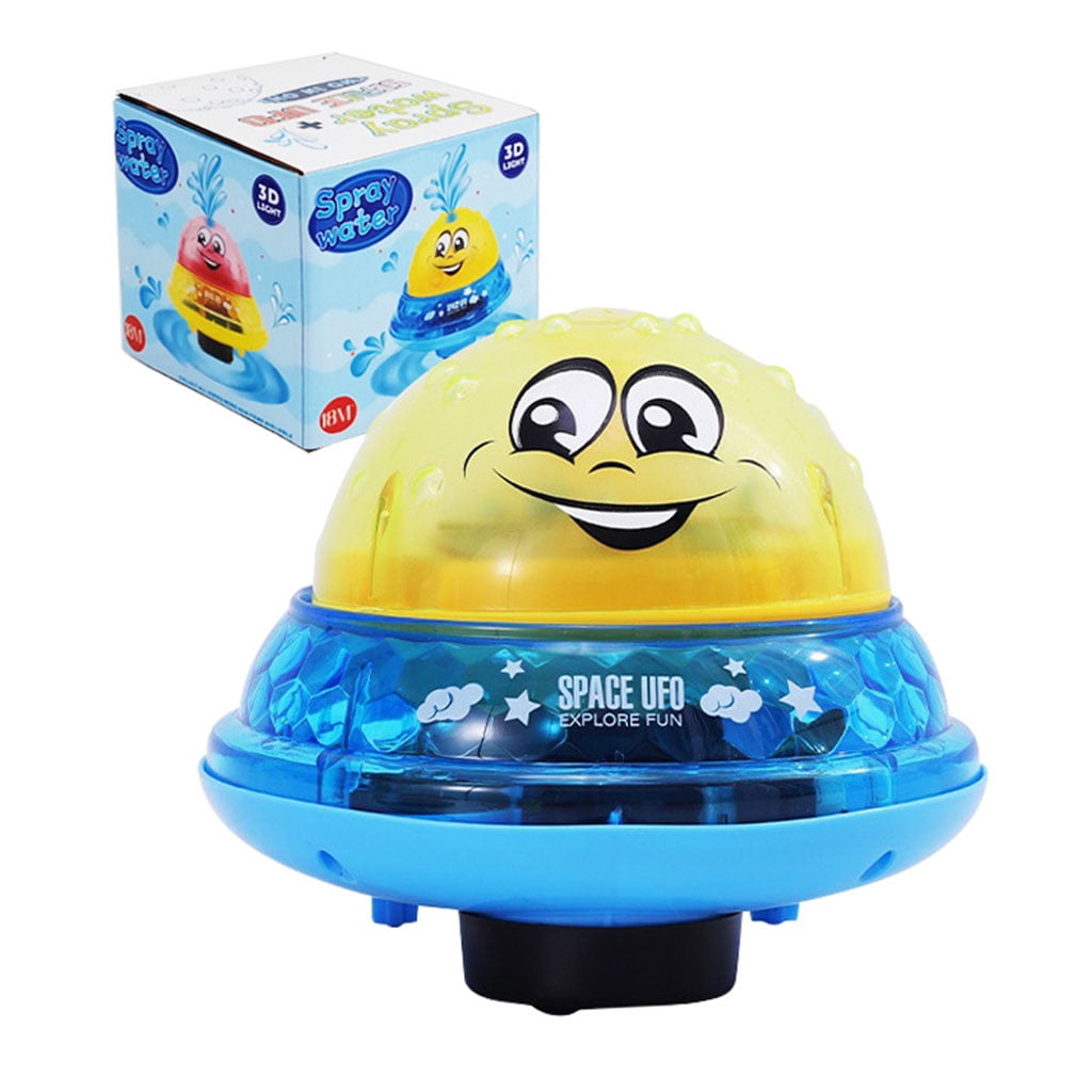 Sprinkler Ball Automatic Water Spray Balls LED Light and Music Kids Bath Toys 