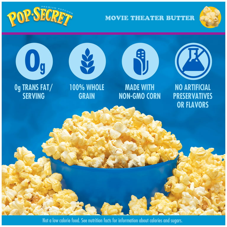 Pop Secret Microwave Popcorn Movie Theater Butter Flavor - 3oz/12ct : Target