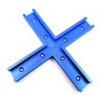 thumbnail image 1 of 30 Type T-Track Aluminum Slot Miter Woodworking Tool Track Jig Intersection Chute for Electric Circular Saw Flip Table, 1 of 6