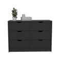 thumbnail image 7 of Nmkwnr 4 Drawers Dresser Cabinet for Home, Office, Living Room, Black, 7 of 7
