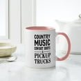 thumbnail image 4 of CafePress - Country Music, Cowboy Boots & Pickup Trucks Mugs - 11 oz Ceramic Mug - Novelty Coffee Tea Cup, 4 of 4