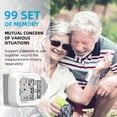thumbnail image 2 of Wrist Blood Pressure Monitor for Home Use, Large LCD Display, 99 x 2 Sets Memory, 1 Carrying Case, 2 of 11