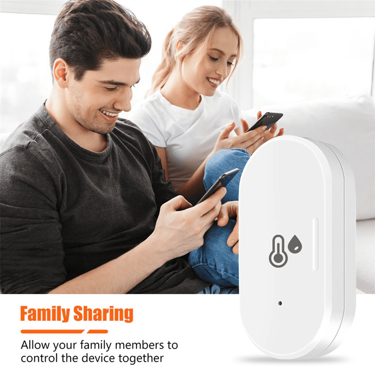 3X Tuya ZigBee Smart Temperature & Humidity Sensor, Outdoor Hygrometer Thermometer Mini Humi