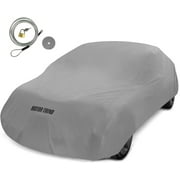 Motor Trend 4-Series Car Cover Universal Fit - All-Weather Protection Water & Scratch Resistant Breathable Fabric for Cars Trucks SUVs Vans - Fits Up to 170" Length