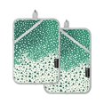 thumbnail image 7 of Yayeee Pot Holders Kitchen Heat Resistant with Pockets 7"x9.8" Cotton Oven Cooking Hot Pads, Green and White Pattern, 7 of 7