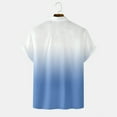 thumbnail image 4 of JLFKNG Mens Shirts Casual Gradient Color Shirts For Men Short Sleeve Breathable Regular Fit Buttons Down Shirt Tops Suitable For Vacation, 4 of 6