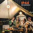 thumbnail image 2 of Guirlande Lumineuse de Camping,2000mAh,Dure Jusqu' 12 Heures,4 EN1 Guirlande Lumineuse Extrieure Portable Rechargeable Pour Camping, Cour, Randonne, D, 2 of 5