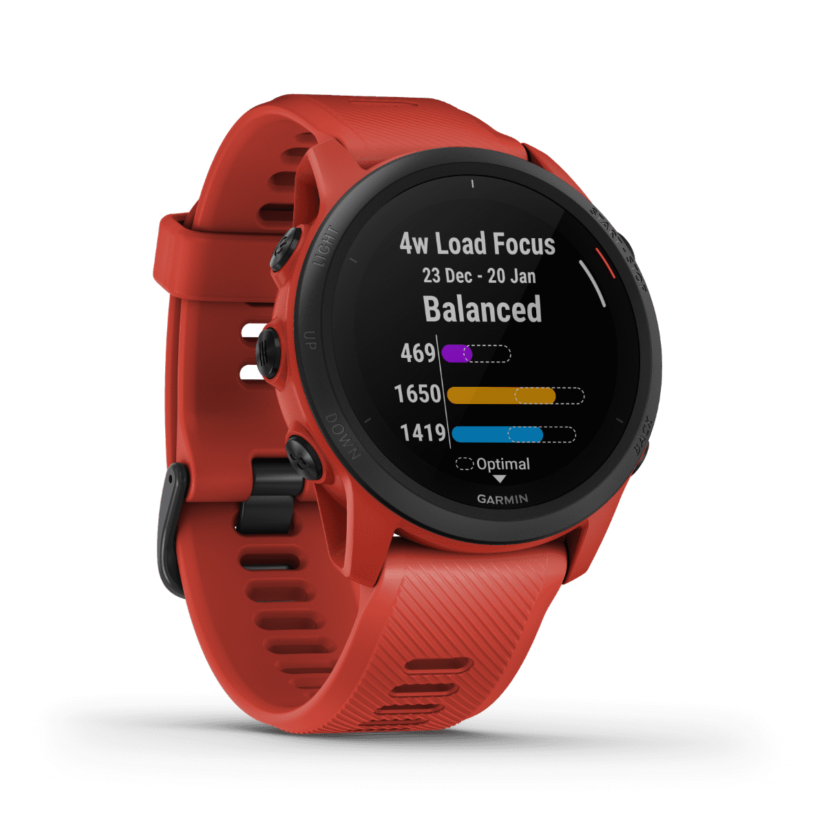 Garmin Forerunner 745, Red, Fitness GPS Smartwatch for Runners (Garmin Certified )