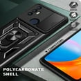 thumbnail image 5 of For Oppo A5 Pro Phone Phone Case, Impact Resistant Metal Ring Magnetic Support Kickstand Drop Protector Cover, 5 of 10