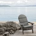 thumbnail image 3 of ARDEN Oceantex Outdoor Rocking Chair or Adirondack Cushion, 21.5 x 19, Water Repellent, Fade Resistant 19 x 21.5, Pebble Gray, 3 of 12
