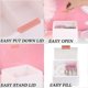 thumbnail image 3 of 2 Storage Boxes-2 Independent Cotton Swab Dispensers, Dental Floss Holder, Used In Bathroom, Bedroom, Cotton Balls, Cotton Pads (white), 3 of 3