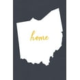 thumbnail image 5 of Ohio, Home State, White on Gray, (12x18 Wrapped Canvas, Wall Decor, Artwork), 5 of 5