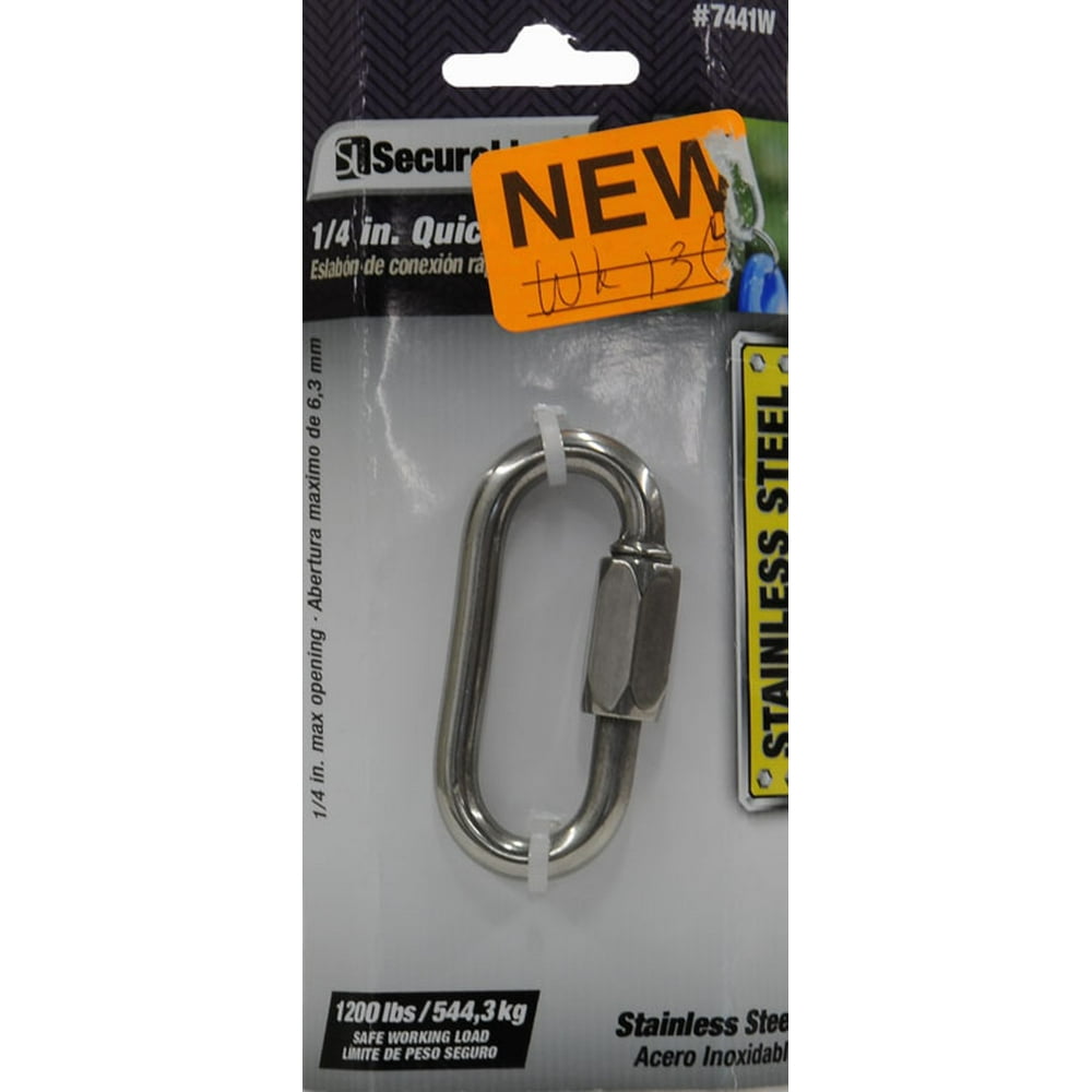 SecureLine 1/4 in. Stainless Steel Quick Link