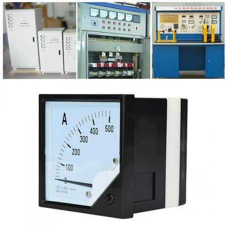 Panel Meter Current Tester Current Detector Square Panel Ammeter Gauge ...
