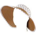 thumbnail image 6 of Women's and Girl's Polka Dot Straw Visor Sun Hat, 6 of 7