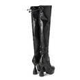 thumbnail image 5 of Mepaouo Women's Thigh High Boots Over The Knee Boot Sexy Round Toe Chunky Heels Winter Dress Shoes, 5 of 8