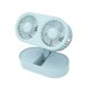 thumbnail image 2 of Mini ventilador doble, mini ventilador USB pequeño de escritorio de doble hoja, mini ventilador de escritorio, acabado de lujo, 2 of 6