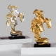 thumbnail image 5 of Figuras de resina de una pareja besándose, estatua decorativa de estilo europeo - Regalos y adornos para el hogar en Navidad champán, 5 of 8