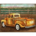 thumbnail image 2 of Medley, Elizabeth 18x15 Black Ornate Wood Framed with Double Matting Museum Art Print Titled - Truck Harvest II, 2 of 4