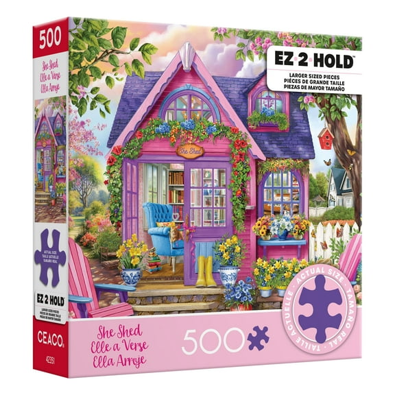 Ceaco She Shed (Chris Bigelow) 500 Piece Interlocking Jigsaw Puzzle