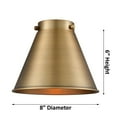 thumbnail image 2 of Innovations Lighting 916-1C-PC-M13-PC Appalachian 7" Wide Semi-Flush Ceiling Fixture -, 2 of 2