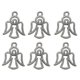 thumbnail image 2 of DIY Pendant Charms Alloy Hollow Angel Pendant Charms for Bracelet 50Pcs, 2 of 5