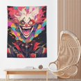 thumbnail image 5 of Killer Klowns from Outer Space Clown Tapestry Wall Hanging, Elegant Wall Hanging Tapestries Wall Art for Bedroom Decor, Outdoor, Parties 60"x80", 5 of 7