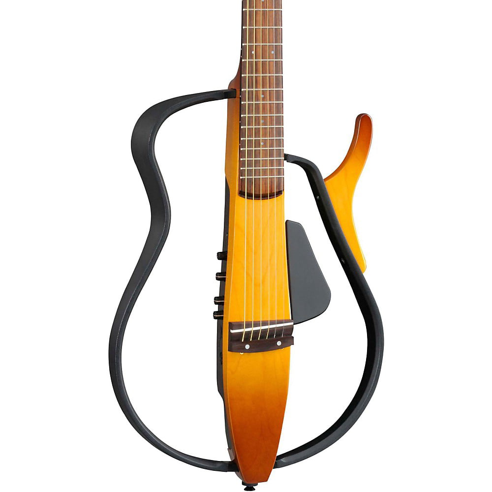 Yamaha SLG110S Steel String Silent Guitar Tobacco Sunburst