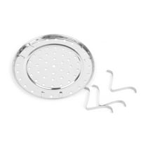 VerPetridure Household Stainless Steel Non-stick Food Steamer Basket Steamed Rack